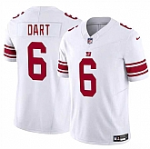 Men & Women & Youth New York Giants #6 Jaxson Dart White 2025 Draft F.U.S.E. Vapor Untouchable Limited Stitched Jersey,baseball caps,new era cap wholesale,wholesale hats